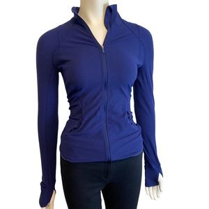 LULULEMON Blue Full Zip Jacket - Size 2